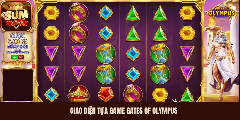 Giao diện tựa game Gates Of Olympus